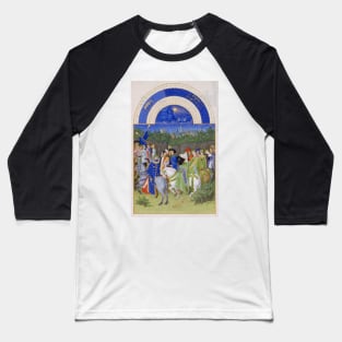 Les Très Riches Heures du duc de Berry 15th Century by Frères de Limbourg Baseball T-Shirt